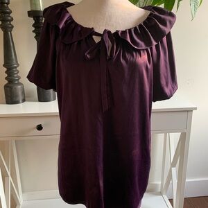 New York & Company Deep Purple Blouse, size M, EUC